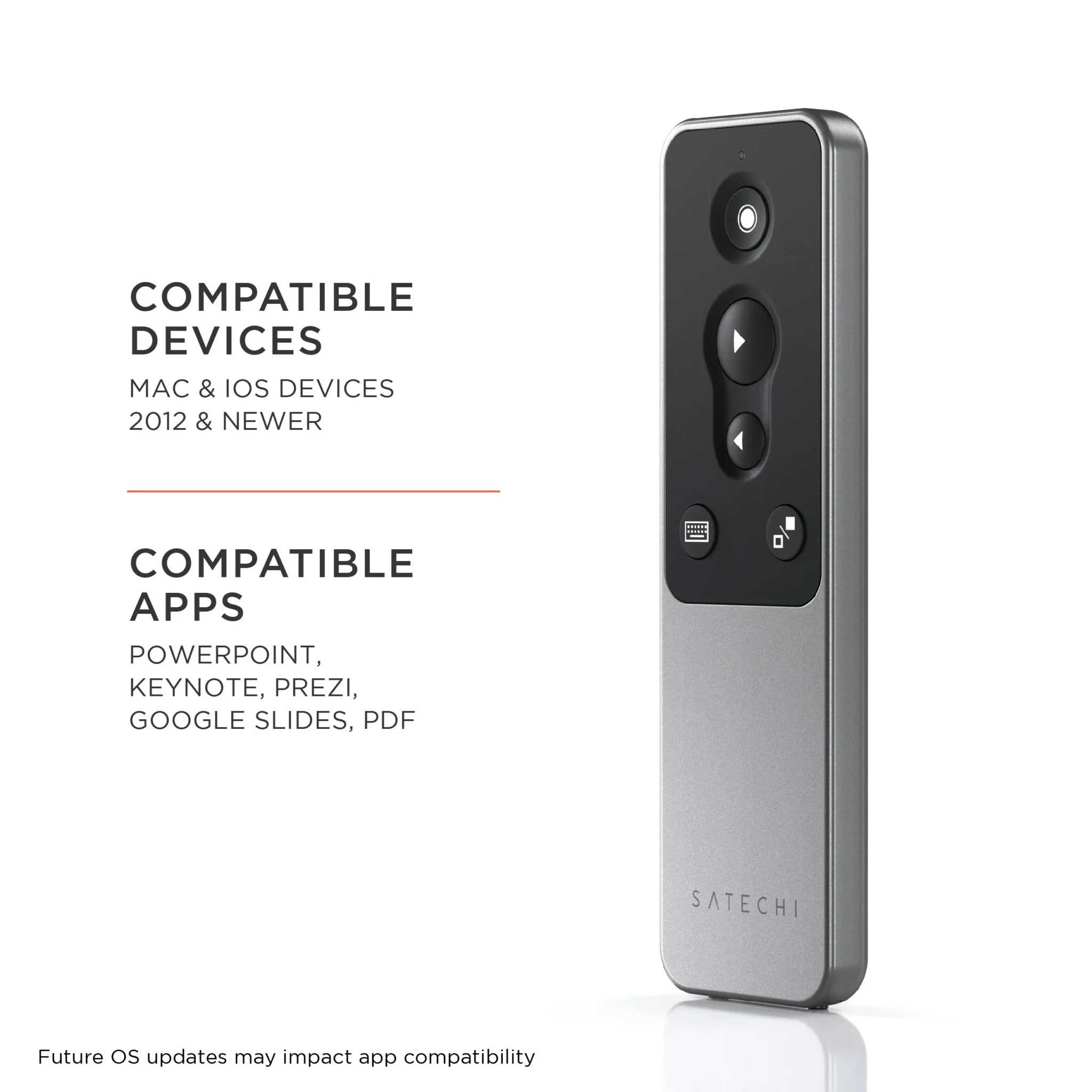 Remote trình chiếu bluetooth Satechi R1 - ST-BTPR1M - Satechi Việt Nam