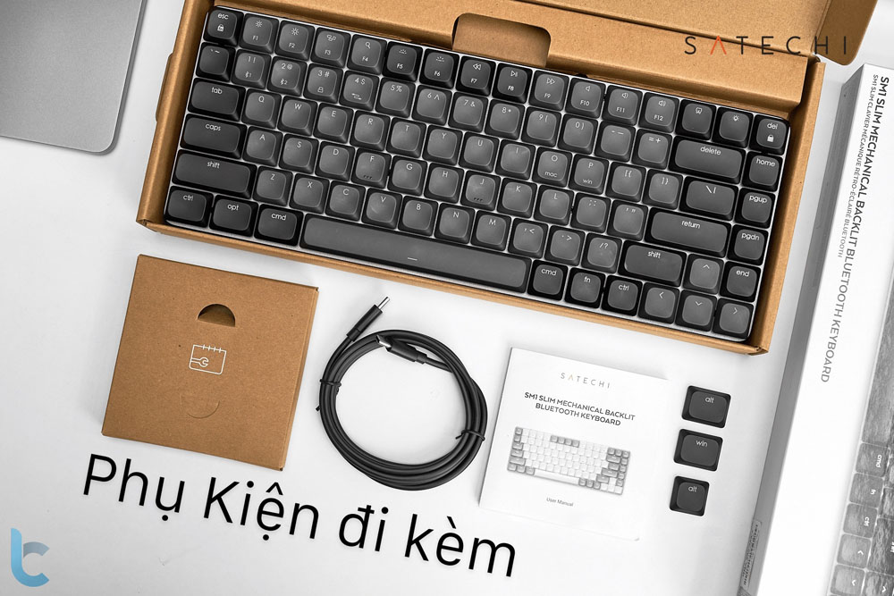 Review Chi Tiết Bàn Phím Cơ Satechi SM1 Slim Có Đèn Nền - Satechi Việt Nam
